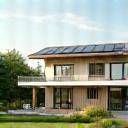Maison résidentielle moderne et éco-responsable